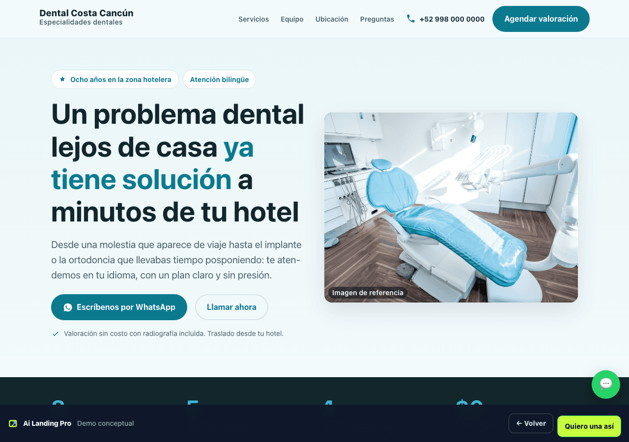 Proyecto relacionado para Dentistas y clínicas